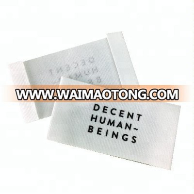 custom cotton garment main label