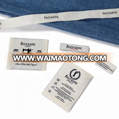 Hot sale custom clothing woven labels for garment